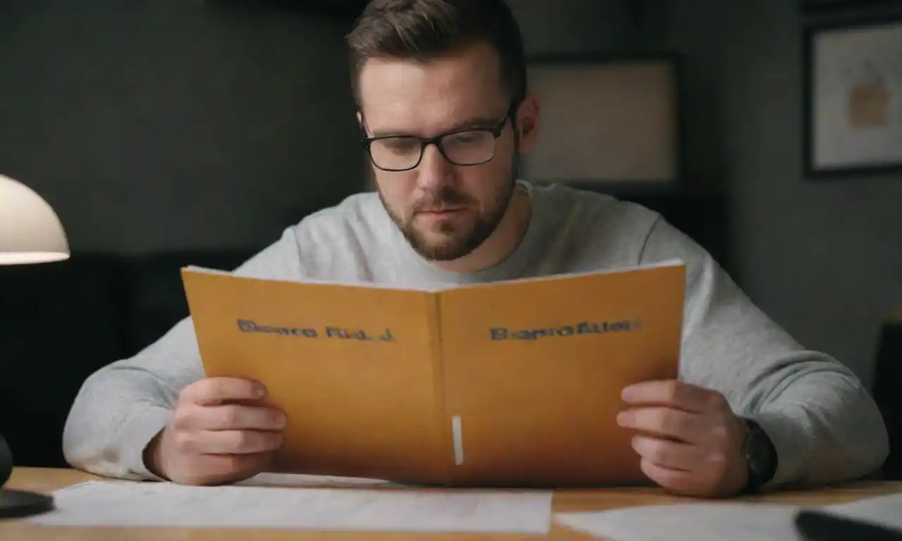 A designer reviewing a brand manual with logos