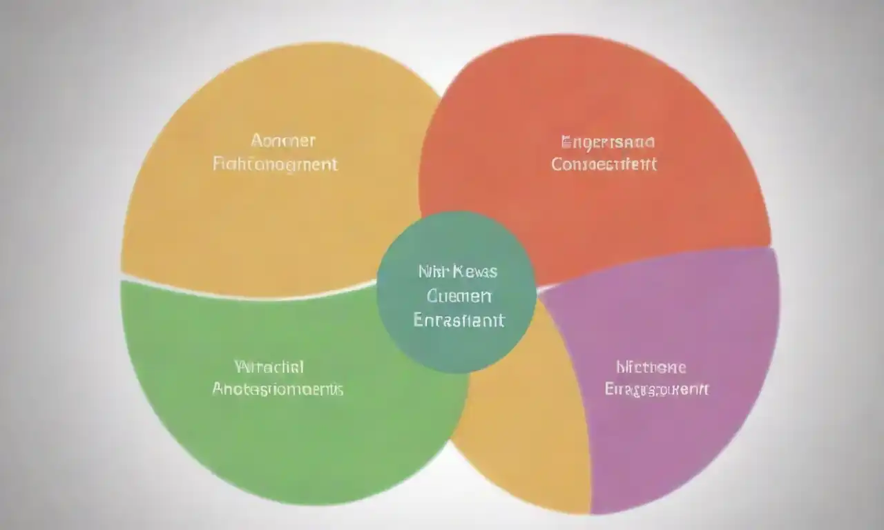 Diagram contrasting B2B and B2C networks with business interactions and customer engagement.