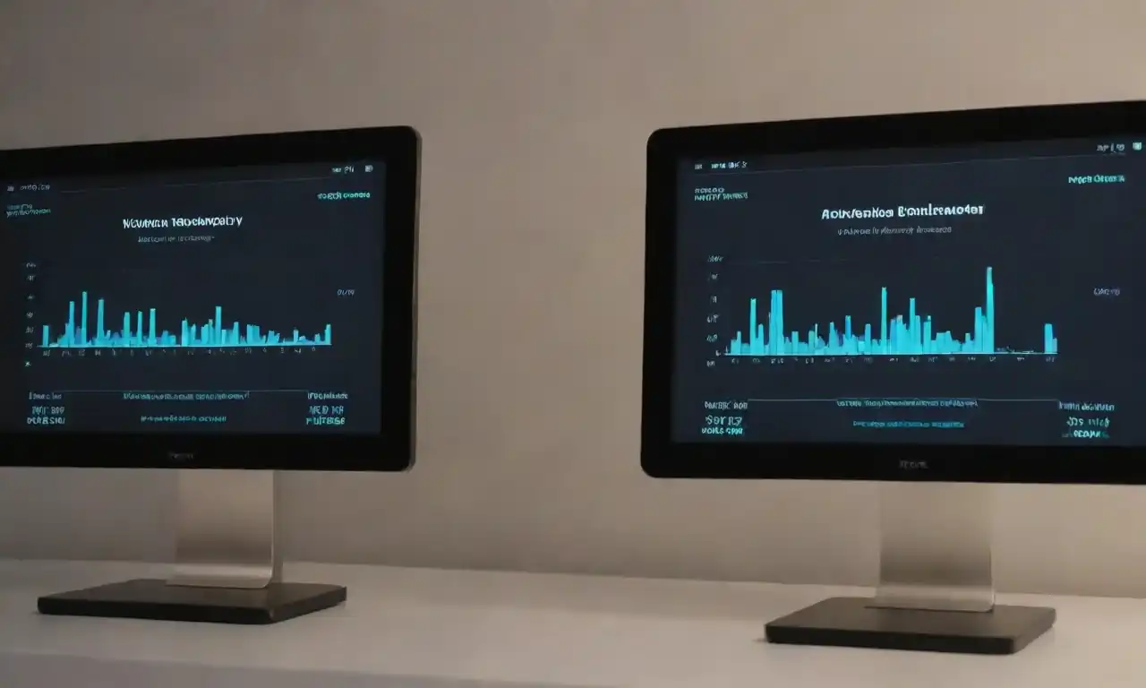 Comparative display of two designs side-by-side