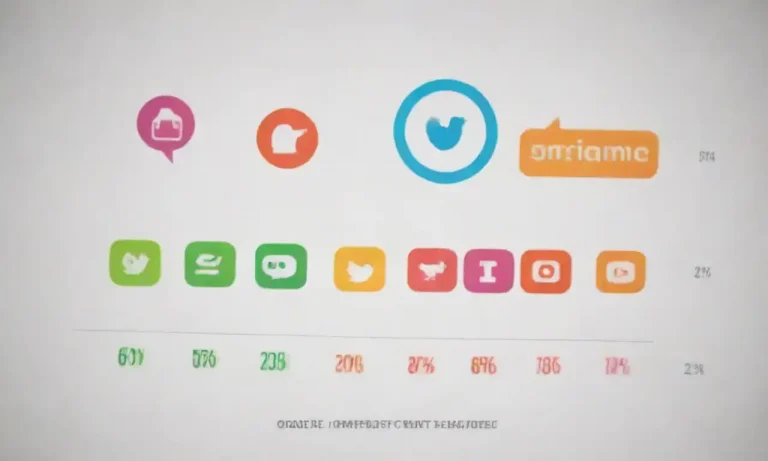 A chart illustrating organic audience growth alongside social media icons and engagement metrics.