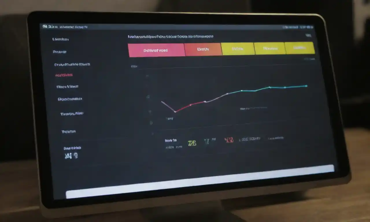 A digital marketing dashboard showing slower and faster page load speeds alongside PPC performance metrics.