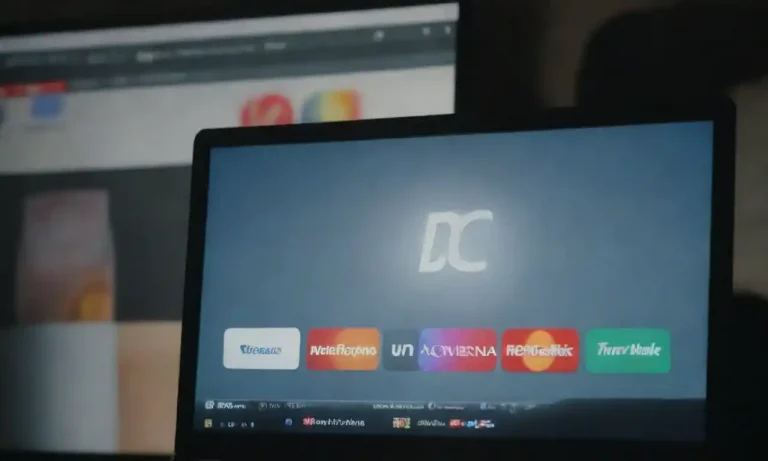 Computer screen displaying PPC ads with brand logos