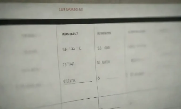 Un profesional planificando marketing y citas en un calendario con notas destacadas.