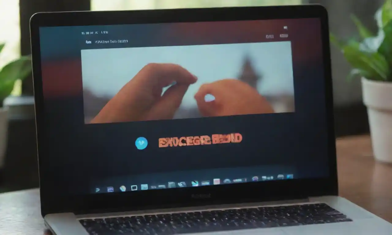 A laptop screen displaying a vibrant Call-to-Action button alongside engaging content.