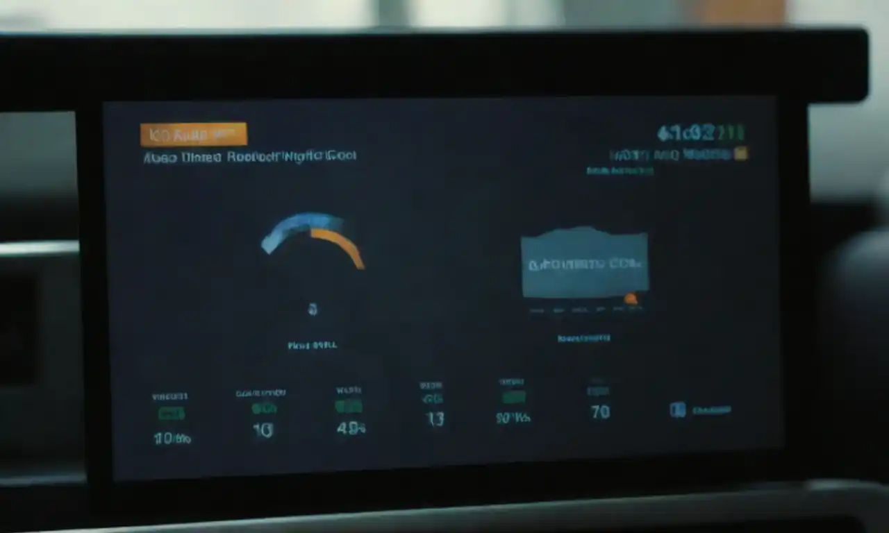 A digital dashboard showcasing automated marketing metrics and results.