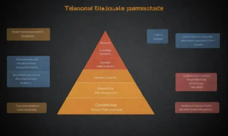 Detailed diagram illustrating technical SEO elements like site structure