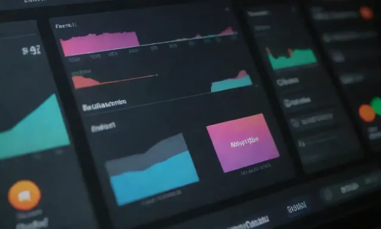 Visual of a digital marketing dashboard displaying ad groups and performance metrics.