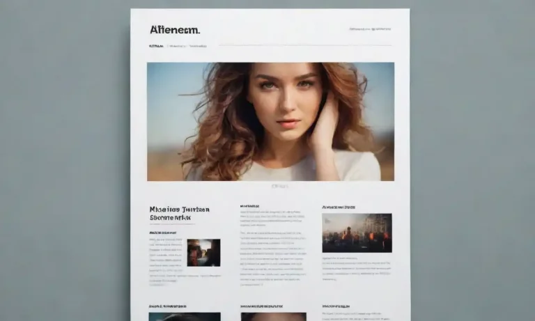 A visually appealing newsletter layout with engaging visuals and clear sections.