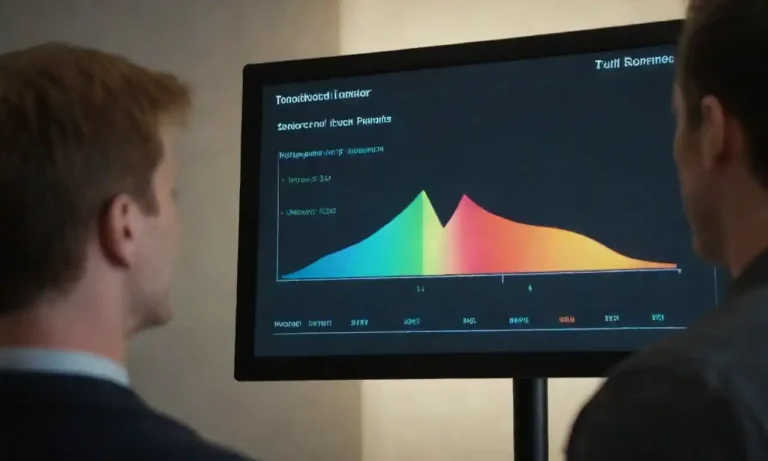 Person analyzing a digital funnel with leads and sales metrics on a screen.