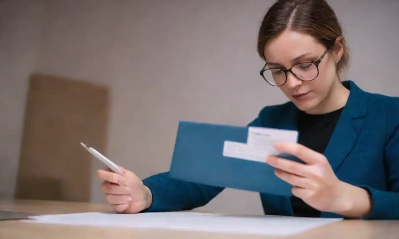 A person reading GDPR guidelines while organizing email marketing campaigns.