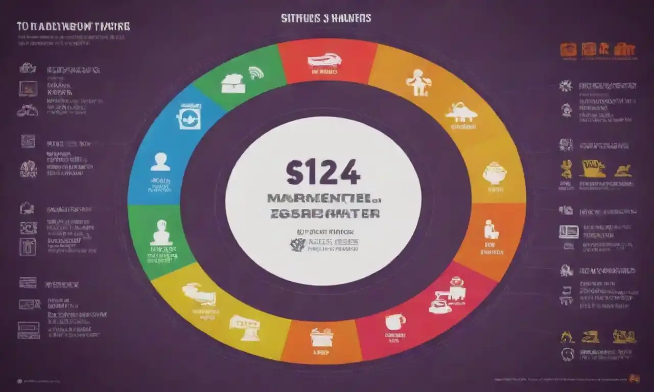 An infographic illustrating various effective marketing strategies with icons and statistics.