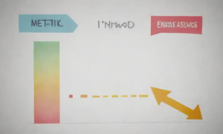 A chart comparing engagement metrics to conversion rates with arrows indicating their relationship.